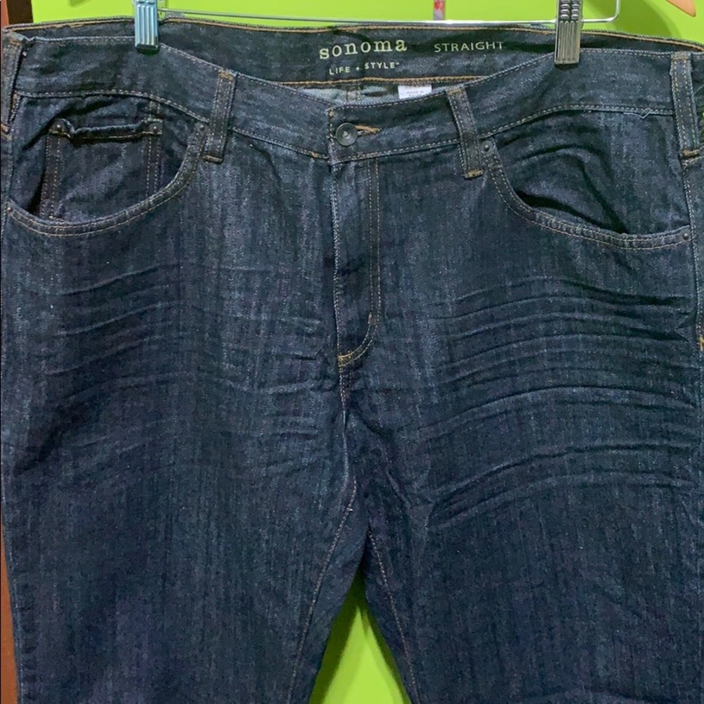 Men’s Sonoma life and style dark wash jeans